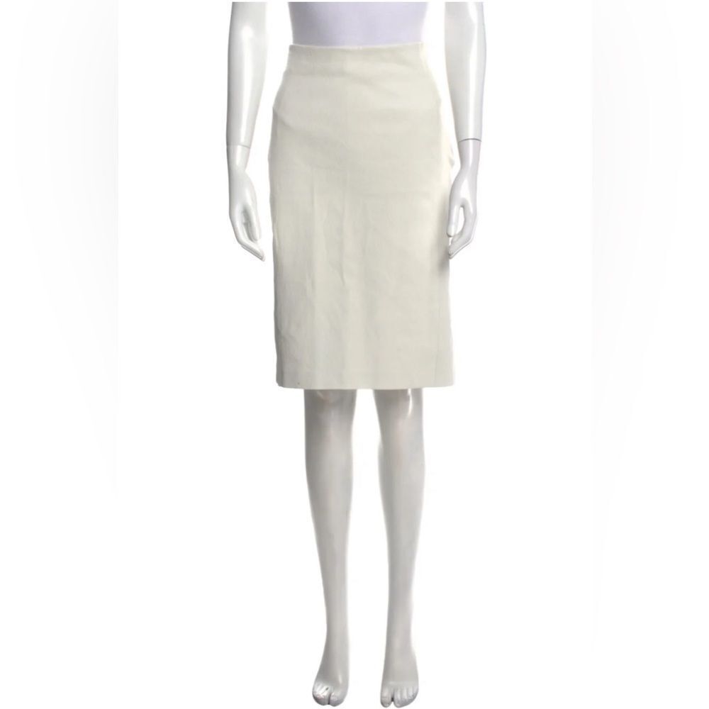 DVF leather pencil Skirt size 2